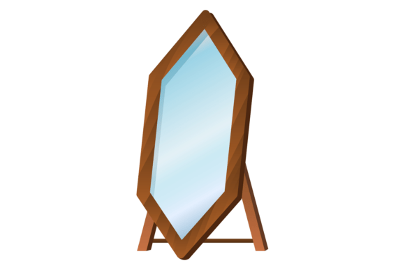 Decorative Floor Mirror for Wardrobe Int: Graphics & Illustrations