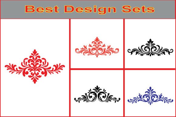 Decorative Flourish Ornament Vector Set: Graphics for Creative Projects