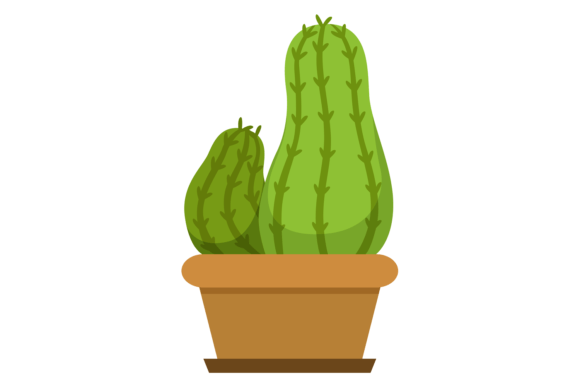 Decorative Houseplant. Home Botany Icon. Graphics