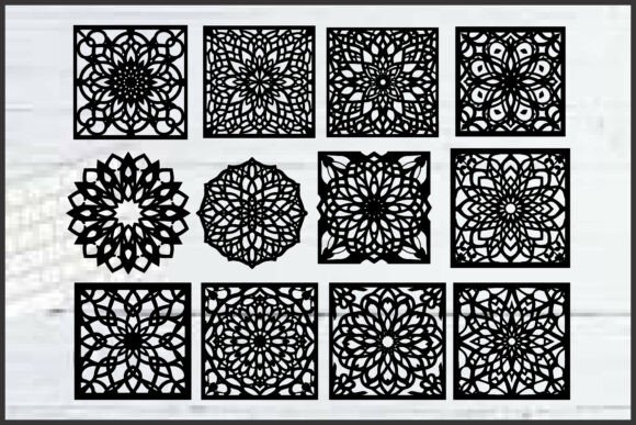 Decorative Laser Cut Designs: Graphics for Creative Freebies
