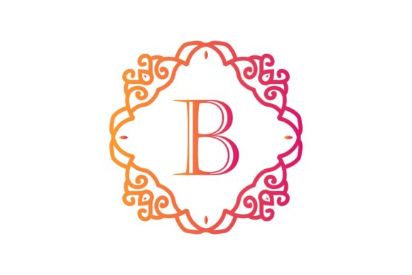Decorative Monogram Symbol: Graphics for Creative Design