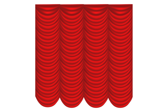 Decorative Stage Curtain: Graphics for Local Branding