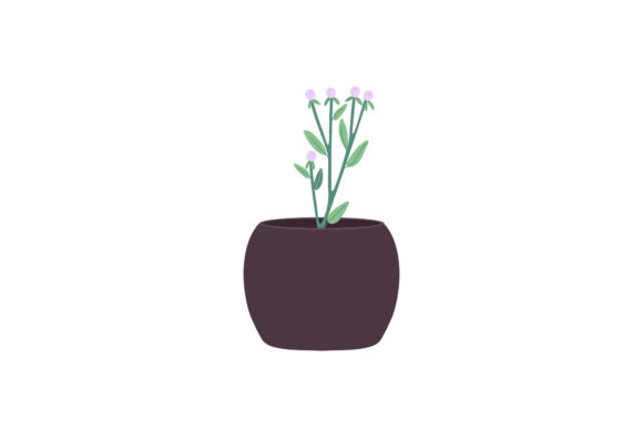Flowerpot Decorative Houseplant Graphics