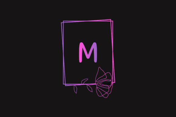 Monogram Typeset Beauty Decorative Graphics